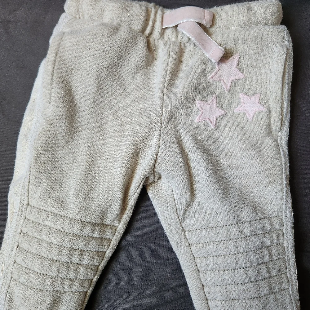 Cat & Jack 18 Months Star Joggers Baby Girl Sweatpants